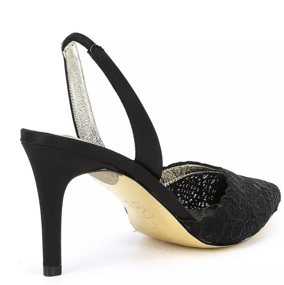 Adrianna Papell Women's Hallie Pump, Black Attalie Lace 9.5 New In Box - Picture 4 of 5